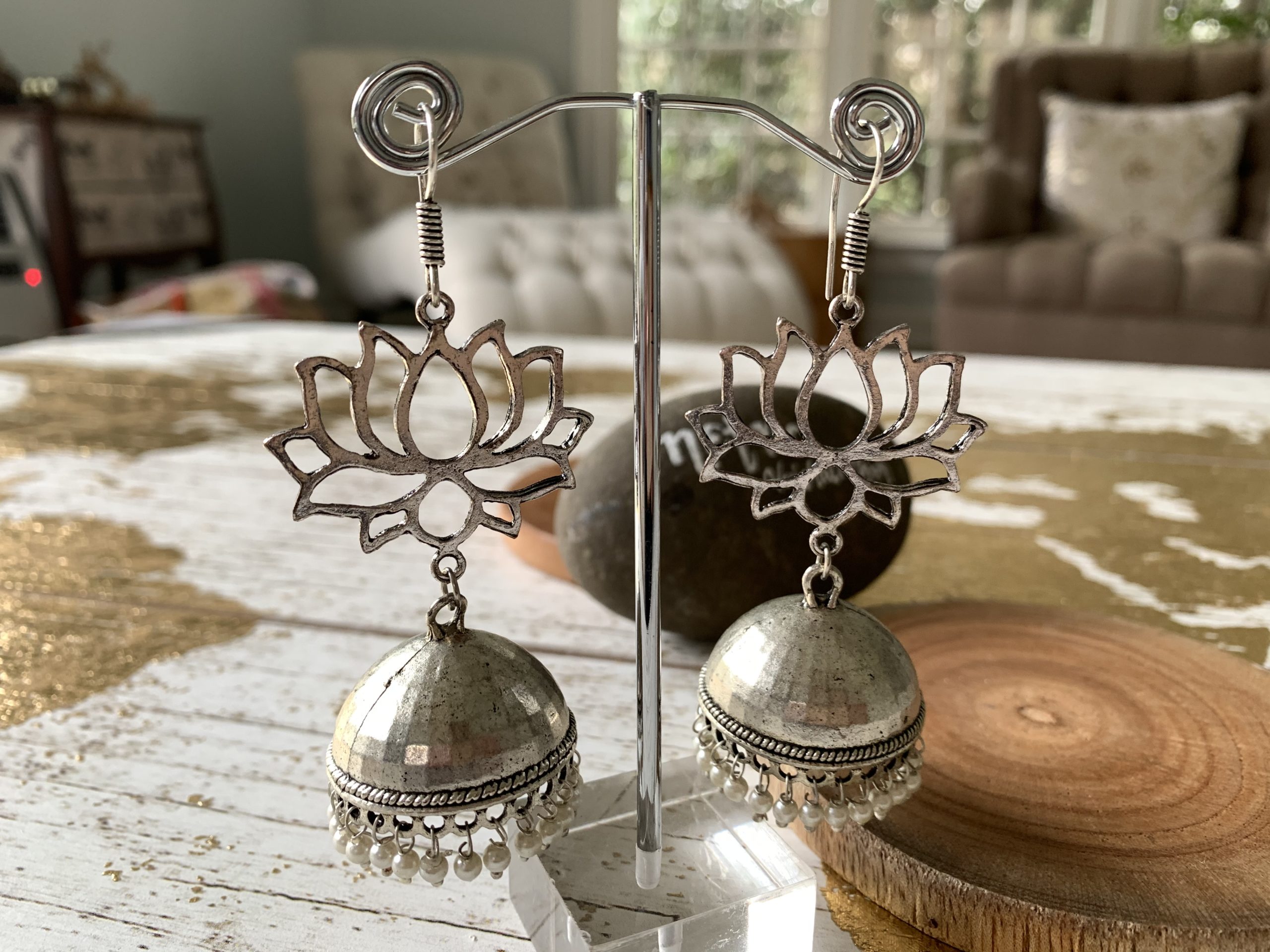 Indian Earrings For Women Oxidized Jhumka Color Big Long Tassel Bells Drop  Earrings Afghan Egypt Gypsy Turk Ethnic Jewelry - Dangle Earrings -  AliExpress