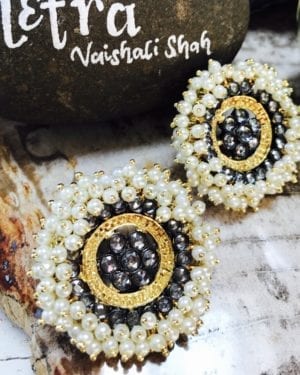 Cultured Pearl and Cubic Zirconia tops