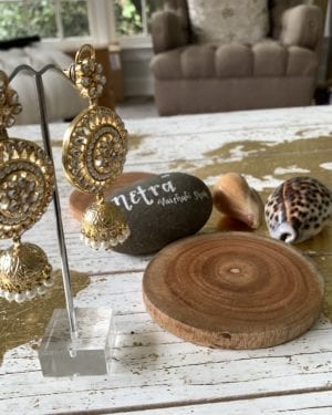 Traditional Kundan Earrings Jhumka