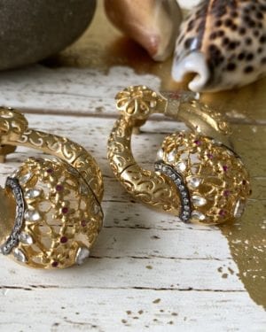 Contemporary cubic zirconia stones Earrings