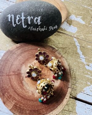 Traditional Kundan Earrings