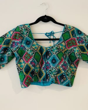Printed ethnic saree blouse Size 38