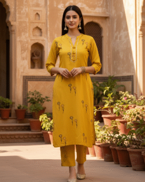 Beautiful Kurta set with Trouser Size 40 (L)