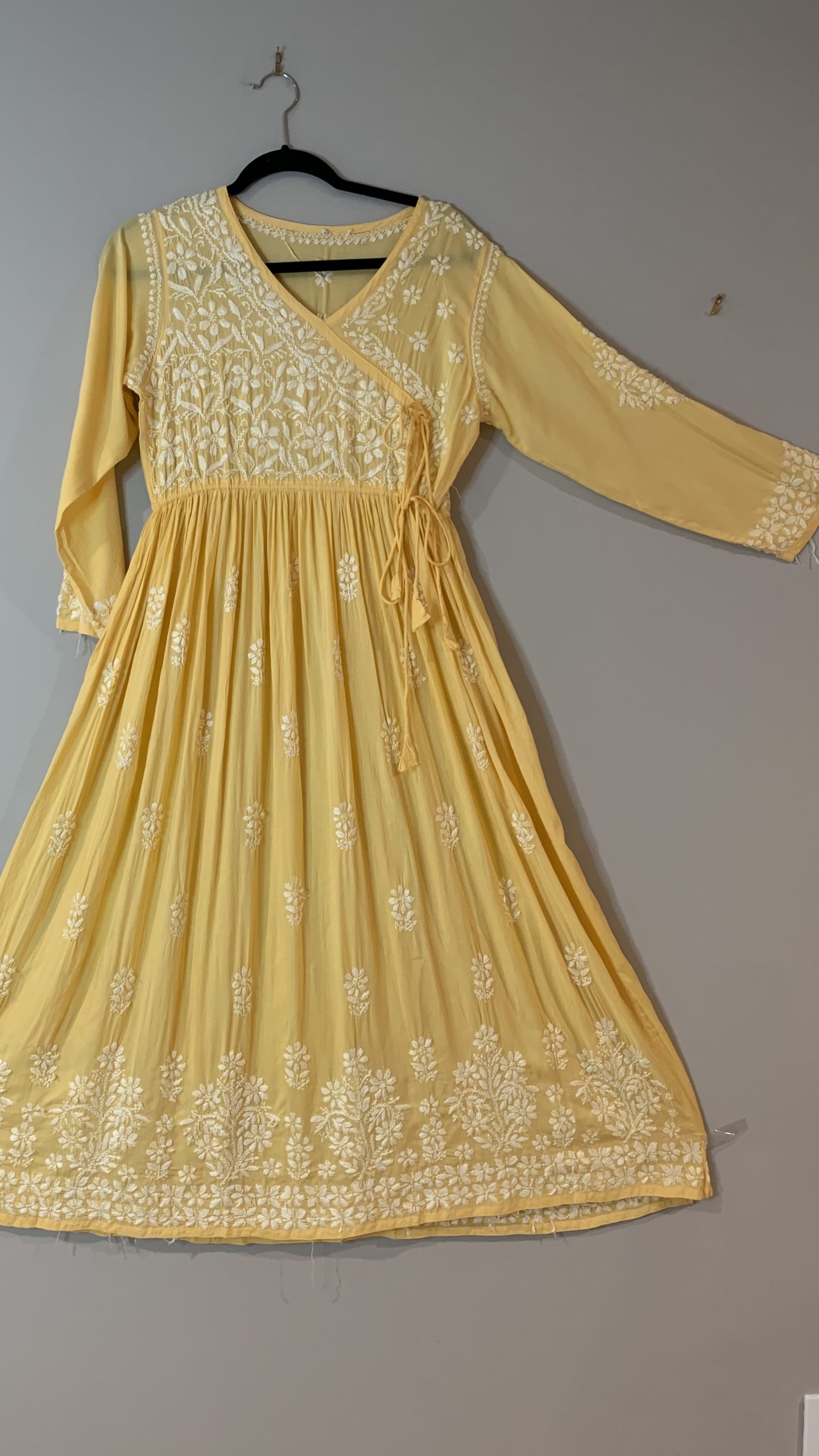 Beautiful Lucknowi Maxi dress Size M 38 NetraDesignSolutions