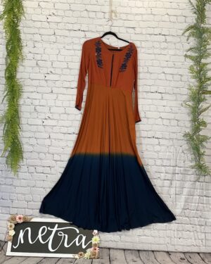 Long embroidered maxi Outfit Size M 38