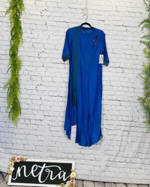 Embellished Asymmetric Long Outfit Size Large 40