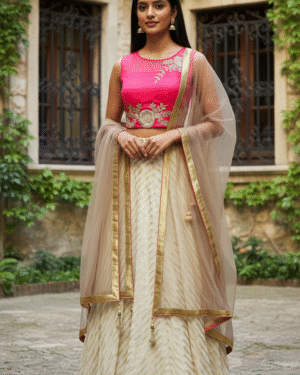 Beautiful Lehenga, Choli, and Dupatta Set