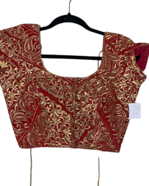 Gold embroidered saree blouse Size 38-42
