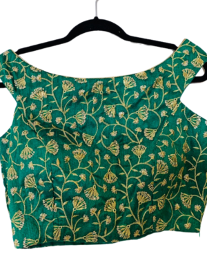 Gold embroidered saree blouse Size 38-42