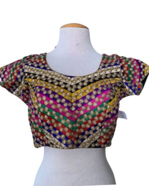 Gold embroidered saree blouse Size 38-42