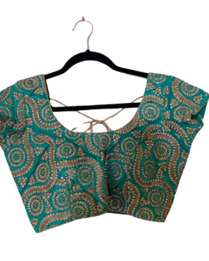 Gold embroidered saree blouse Size 38-42