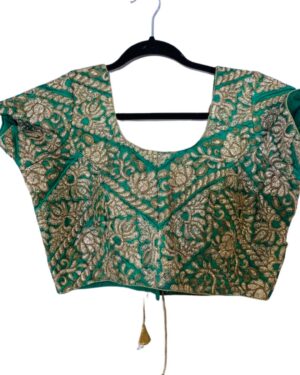 Gold embroidered saree blouse Size 38-42
