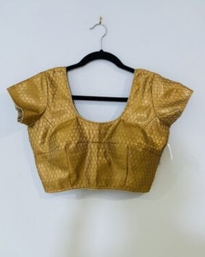 Gold embroidered saree blouse Size 38-42