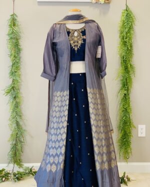 Beautiful embroidered jacket style Lehenga Size XL