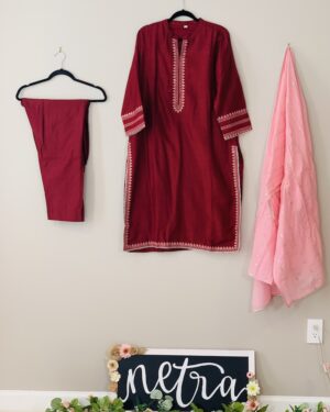 Kurta Set with Dupatta Size 46