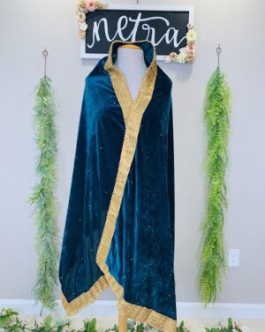 Soft light weight velvet stole Dupatta