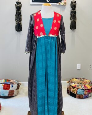 Designer Indowestern Top with jacket Size 40 Large