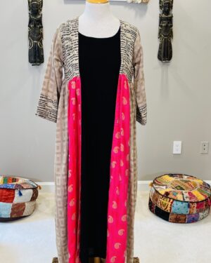 Designer Indowestern Top with jacket Size 44