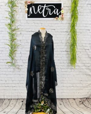 Beautiful gota work Scalloped Edge Dupatta