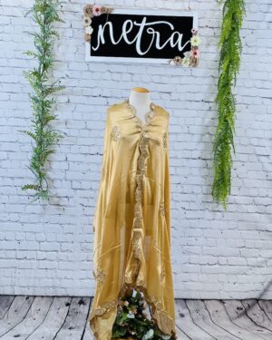 Beautiful gota work Scalloped Edge Dupatta