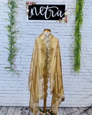 Satin Silk hand work Dupatta