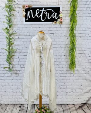 Satin Silk hand work Dupatta