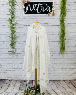 Kota Doria Gota Hand work dupatta