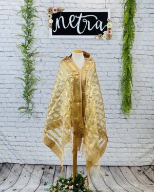 Net gota work dupatta