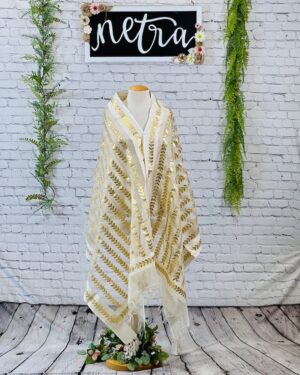 Net gota work dupatta