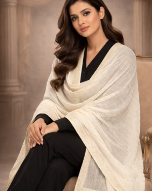 Georgette sequins work dupatta