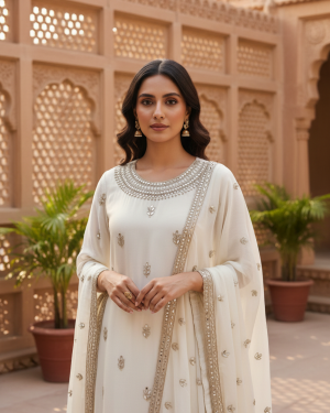 Beautiful Kurta, gharara and Dupatta suit Size 40