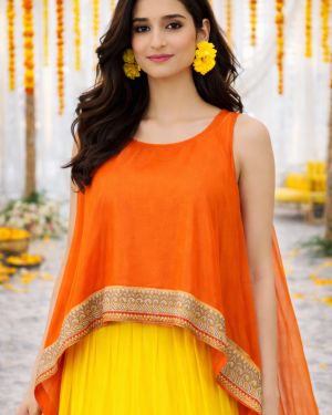 Beautiful cape style lehenga outfit Size 38-40