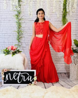 Beautiful saree drape outfit Size 38-40