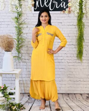 Indowestern Co ord Tunic and skirt set Available Size 36