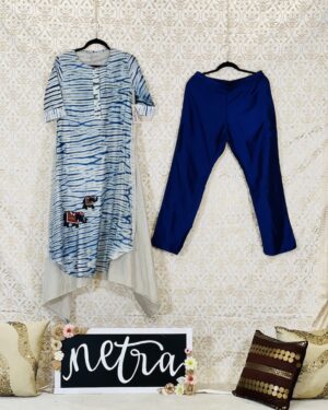 Designer Indowestern Top and trouser Size 40 Large