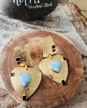Contemporary Gold Earrings