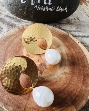 Contemporary Gold Earrings