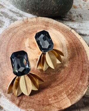 Contemporary Gold Earrings