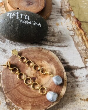 Contemporary Gold Earrings