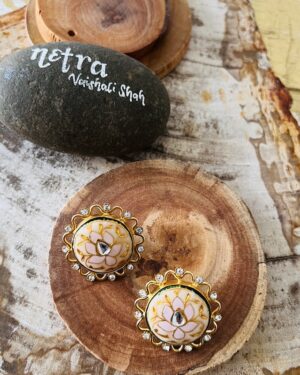Contemporary Enamel Earring Tops