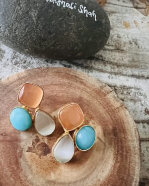 Multi color Earring Tops