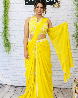 Two piece sharara drape size 38