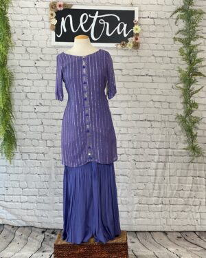 Georgette Two Piece Gharara Suit Size 38