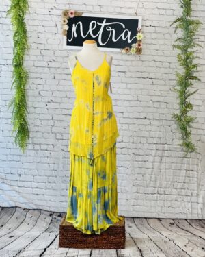 Spaghetti strap gharara suit Size 38