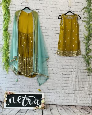 The New Vintage Nizam Handembroidery Gharara Suit Size 38