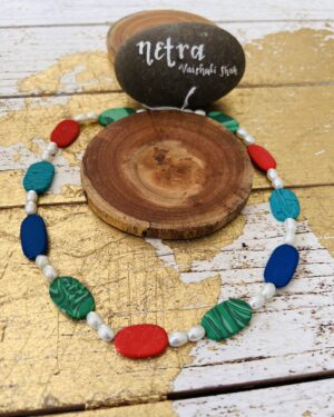 Ethnic beaded necklace