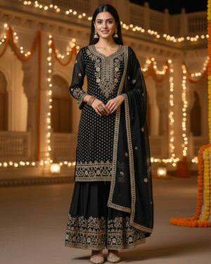 Beautiful gota embroidered kurta set with dupatta Size 40