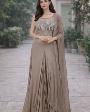 Crop top and Sharara outfit Size 38-Size 40