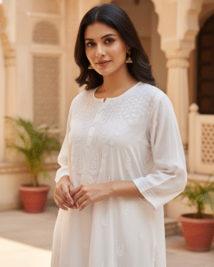 Beautiful Lucknowi Kurta size 46 3XL