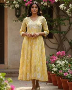 Beautiful Lucknowi Kurta Size 40 Large